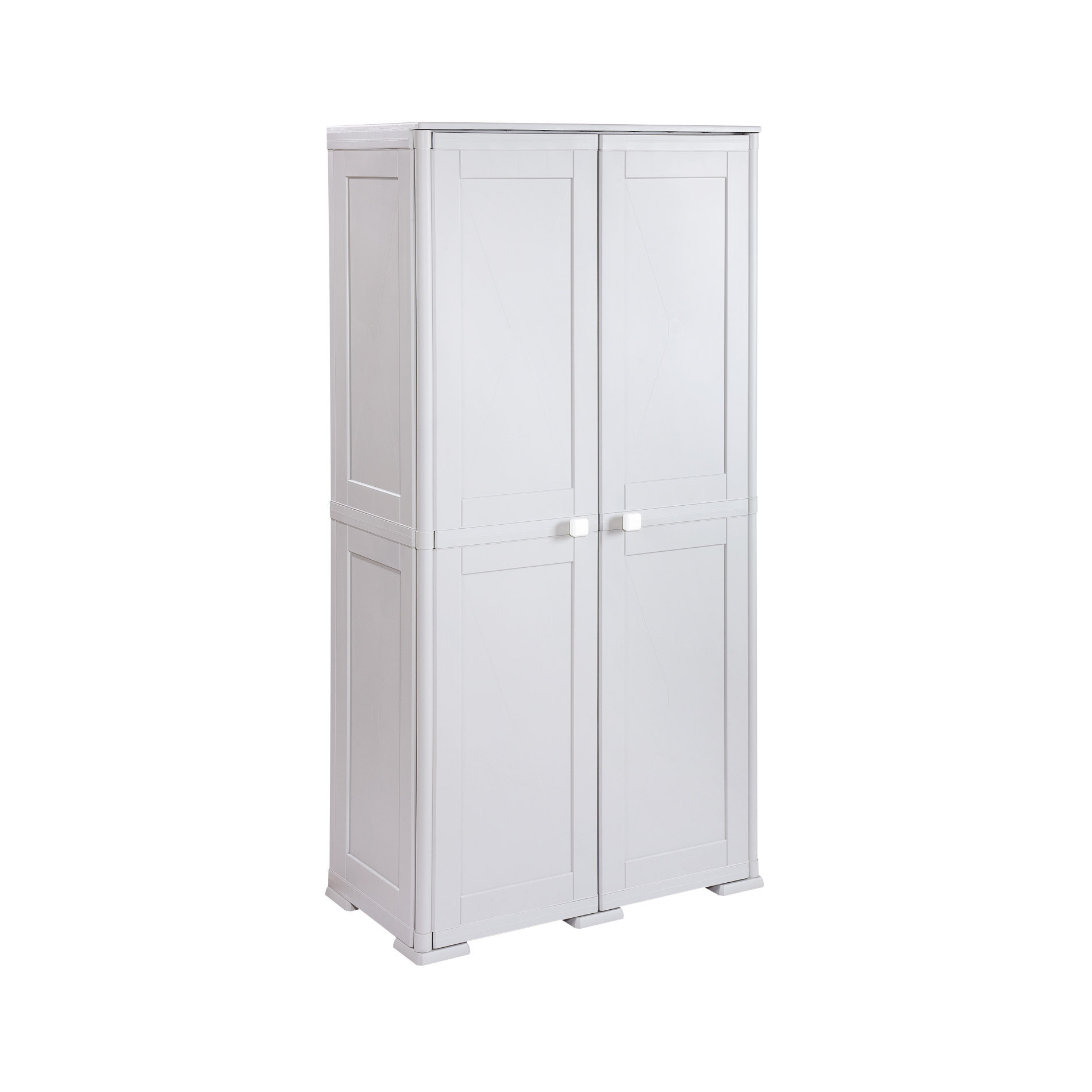 ARMADIO OMNIMODUS SIMPLEX 2 ANTE - 5 VANI INTERNI Panna