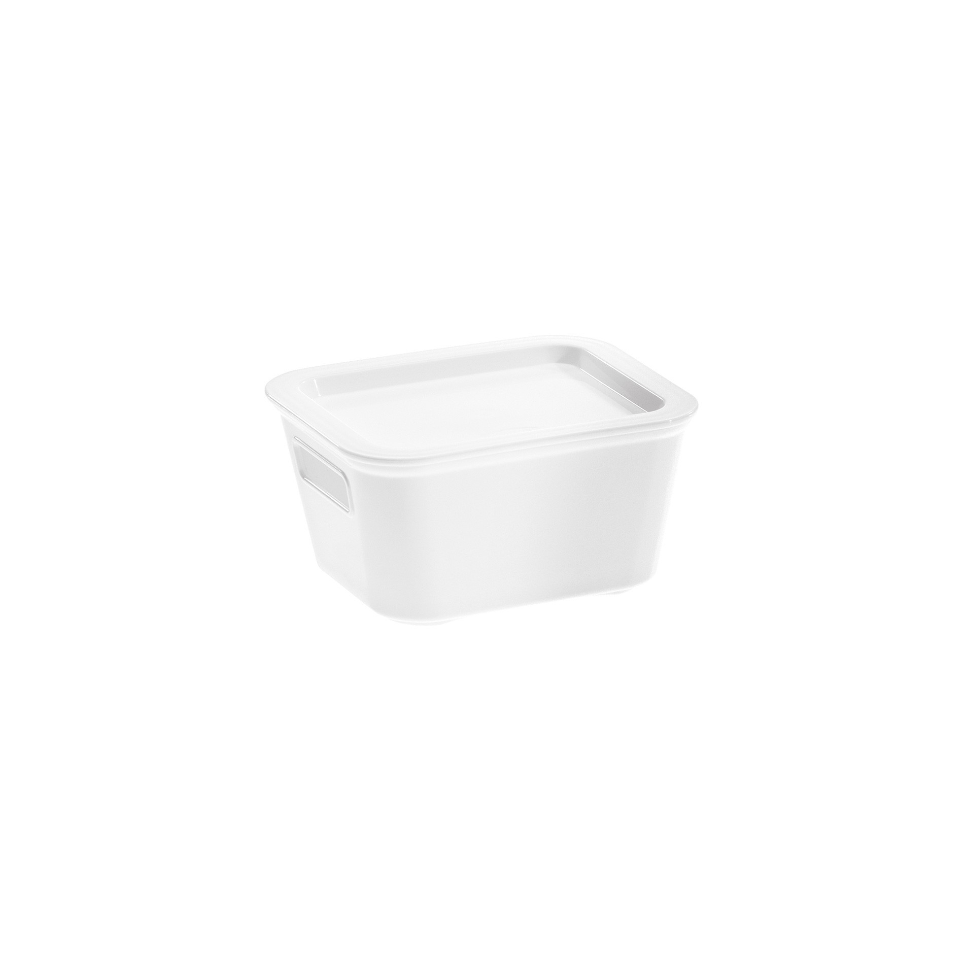 Box BELLA S con coperchio Bianco