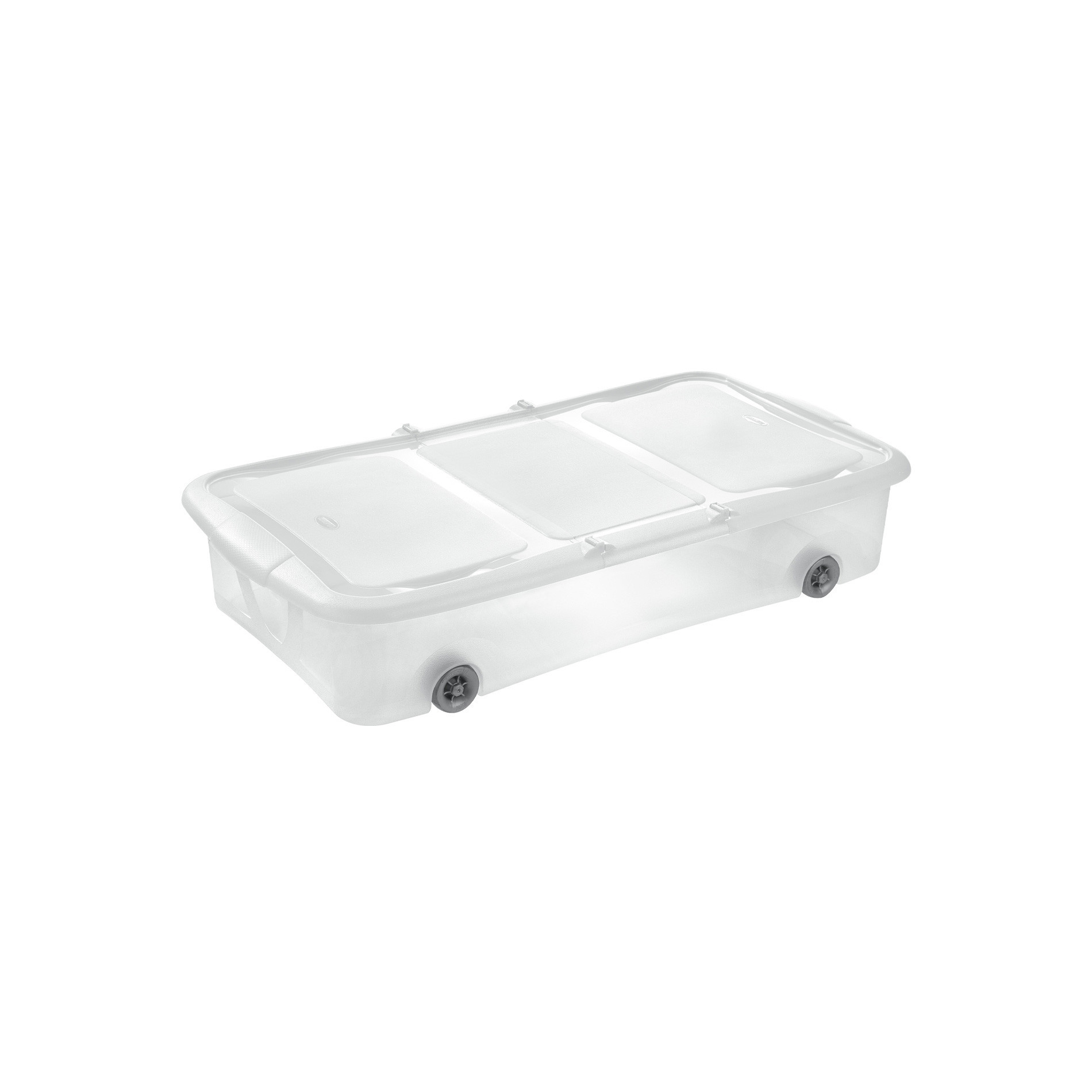 Stock-Box Meraviglioso Plus 27,5 L Trasparente / Bianco