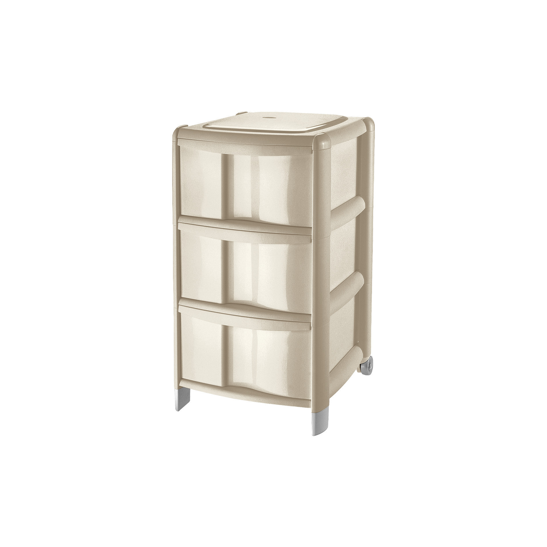 Cassettiera Bambù Medium  3 cassetti alti Talpa