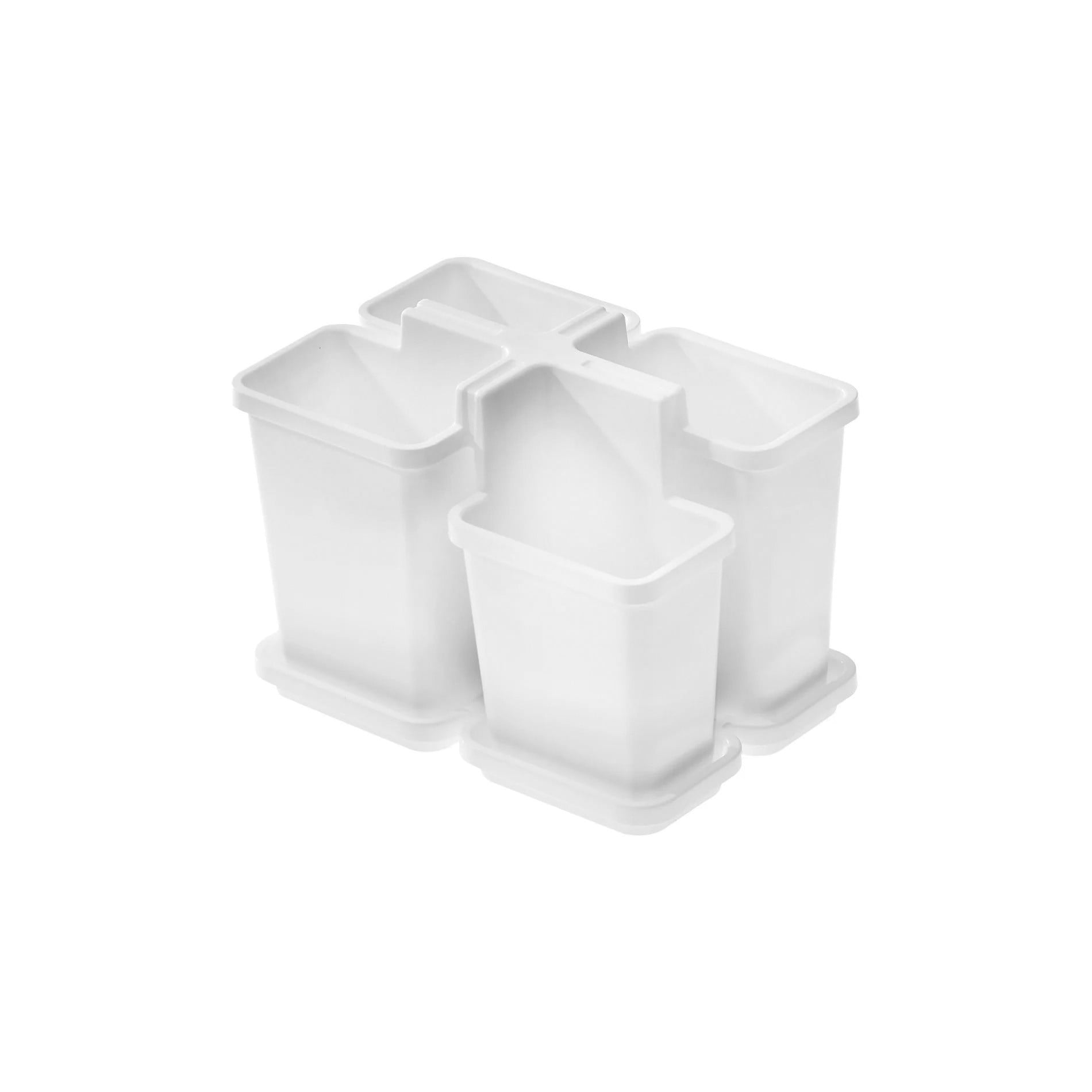 Scolaposate Bella con vassoio Bianco