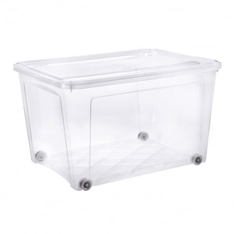 Combi Box con ruote e coperchio a scatto | 145 L